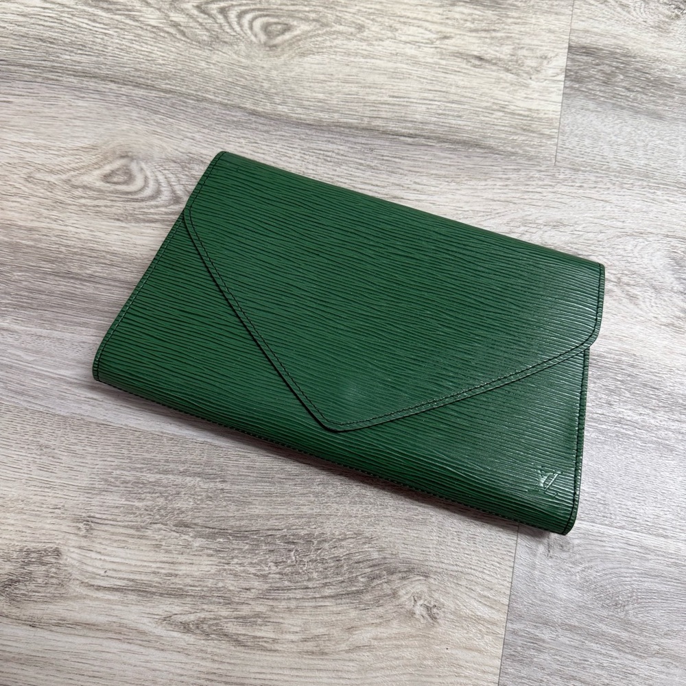 Louis Vuitton Green Clutch